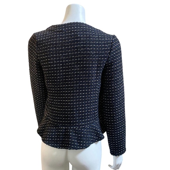 Dolan Anthropologie Left Coast Tweed Open Blazer Jacket, size small - Picture 6 of 11